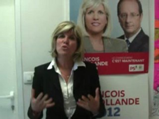 sylvie andrieux réagit à la victoire de François Hollande