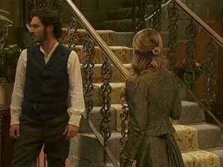 Tristán discute con Soledad acerca de Olmo.