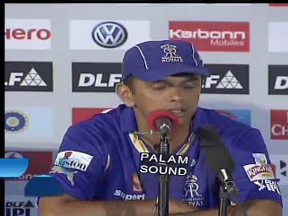 Rahul Dravid post match PC 2May