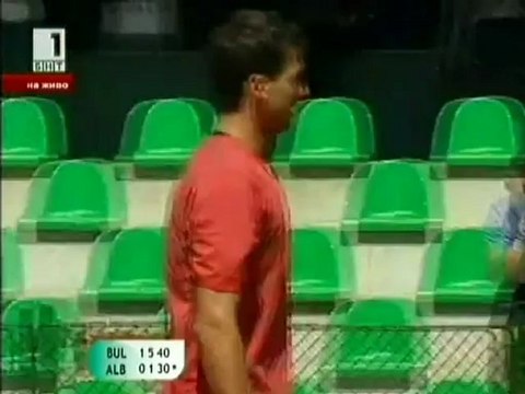 Купа Дейвис: Григор Димитров - Флавио Дече (Албания) 6:1,6:1