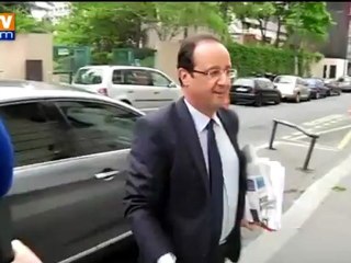 François Hollande serein et concentré avant le débat d’entre-deux-tours