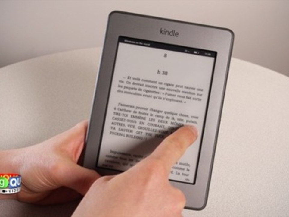 Kindle Touch - Prise en main