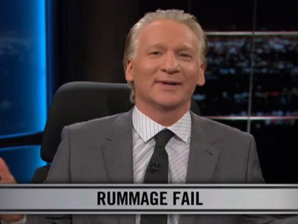 Real Time with Bill Maher: New Rule - Rummage Fail