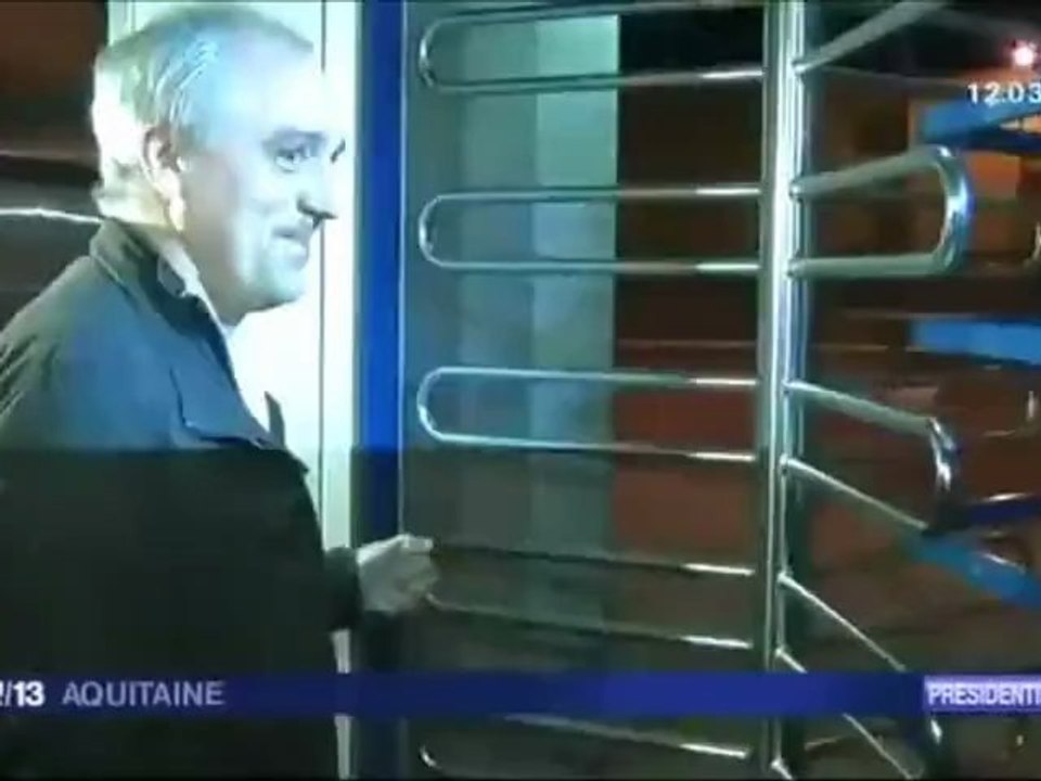 Philippe Poutou reprend le chemin de l'usine sur France 3