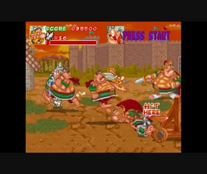 Longplay et gameplay asterix arcade (1992)