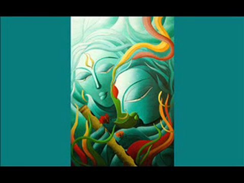 Canvas Paintings 'THE GREEN GOD'