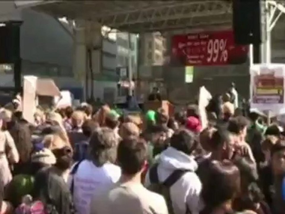 Occupiers gather for May Day Protests in New York
