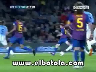 اهداف مقابلة برشلونة 1.4 ملقا