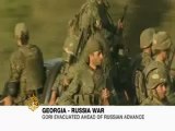 Georgian troops flee Gori- 12 Aug 08