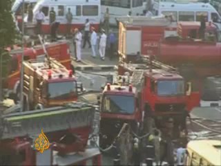 Egypt's house of parliament in flames - 19 Aug 2008