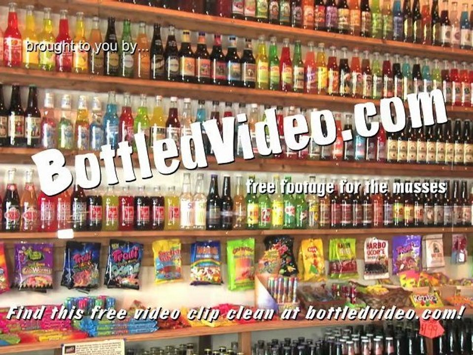 Free Stock Footage: The Great Wall of Soda by BottledVideo.com