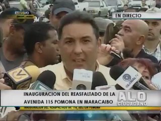 Pablo Pérez inaugura plan de reasfaltado en Maracaibo