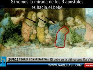 TEORIA CONSPIRATIVA "EL BEBE EN LA ULTIMA CENA" DE LEONARDO DA VINCI (EL SANTO GRIAL)