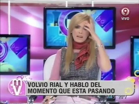 VIVIANA CANOSA OPINÓ SOBRE EL ROMANCE DE JORGE RIAL Y LOLY