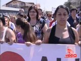 Quarto (NA) - No a Castagnaro, corteo con la bara funebre della città (02.05.12)