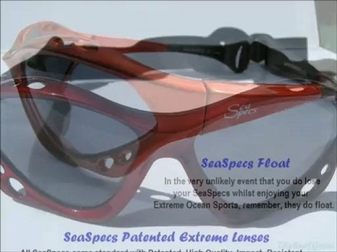 SeaSpecs - Eyewear Polarised Sun Glasses Wakeboard, Waterski, Kite, Jet Ski, Surfing Features