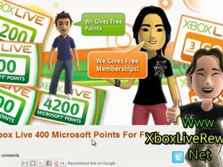 Xbox Live 400 Microsoft Points Redeem Code Download