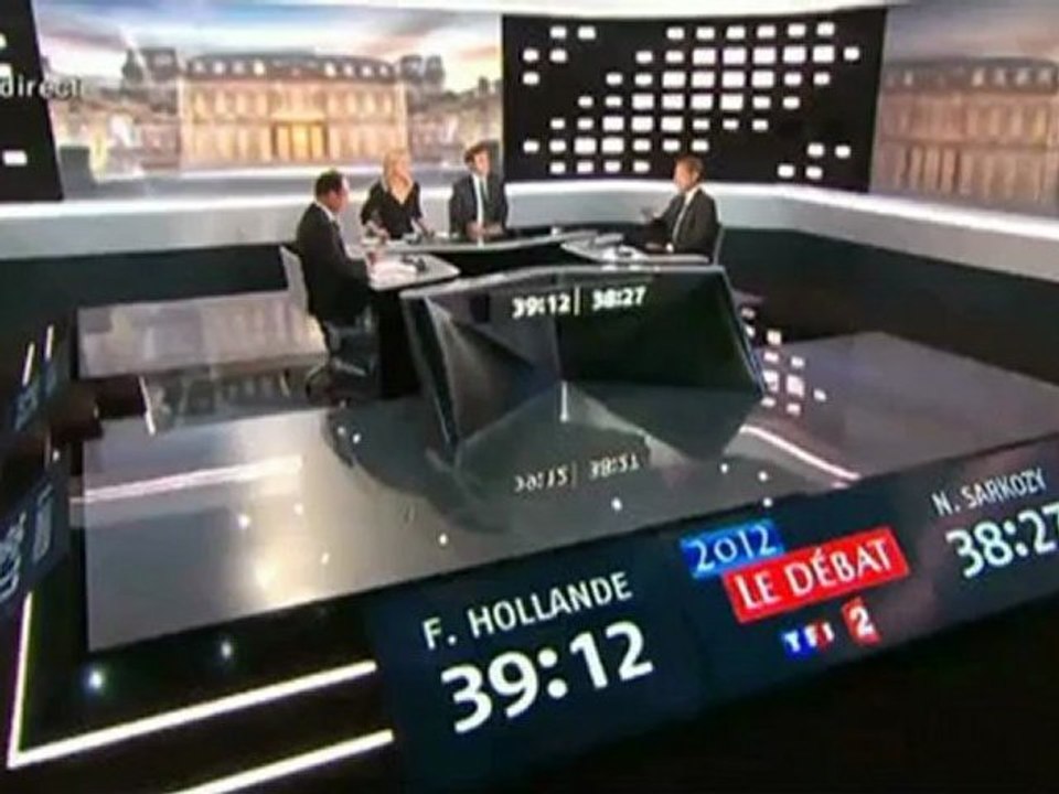 Nicolas Sarkozy- -Mr Hollande, débat présidentielle 2012 crise Euro by Huneratiz