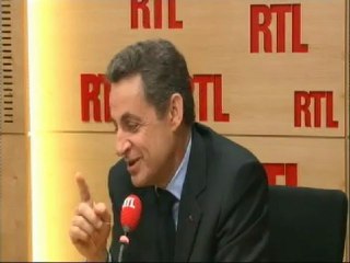 Nicolas Sarkozy, candidat UMP à la Présidentielle, vendredi sur RTL : "J'ai eu du plaisir à débattre avec François Hollande"