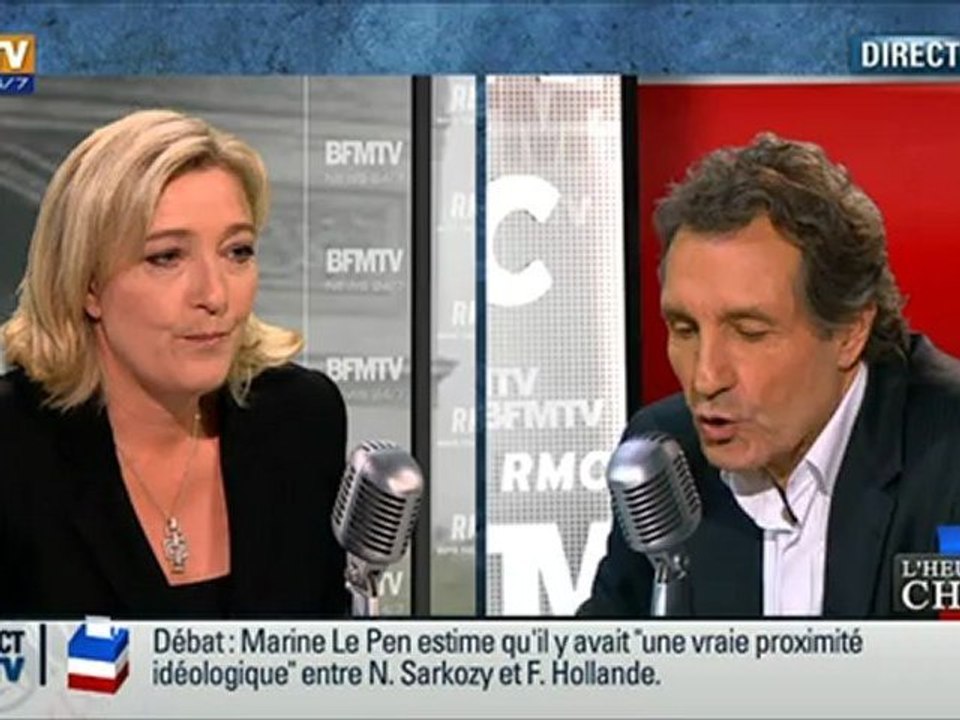 Marine Lepen: J.J. Bourdin2012 Le 03/05/2012 2/2