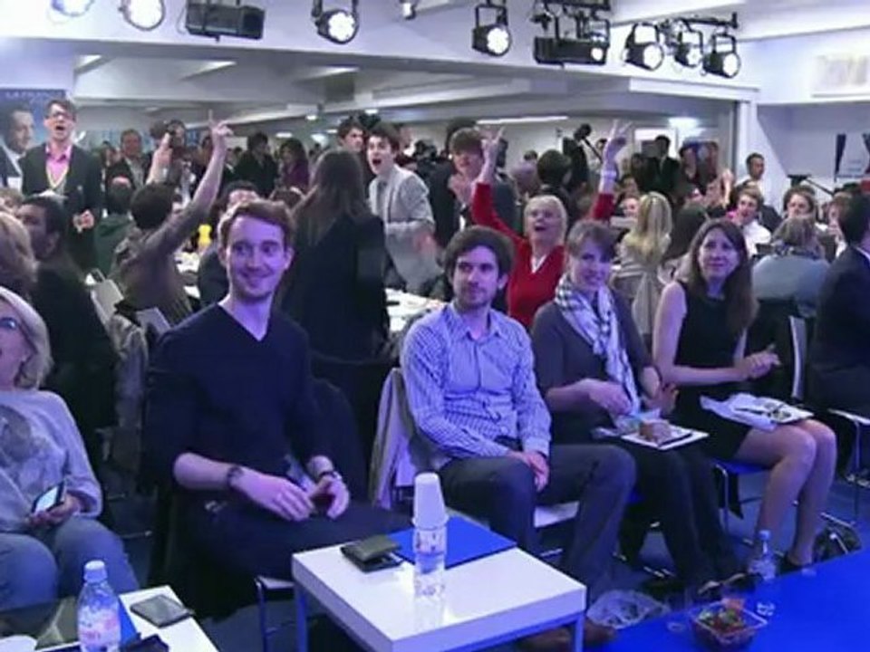 Débat Sarkozy/Hollande : exercice réussi selon les militants UMP