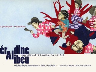 Géraldine Alibeu : Exposition Médiathèque Hermeland