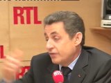 Nicolas Sarkozy sur RTL : 
