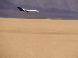 crash test avion de ligne