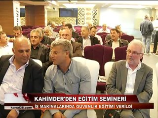 KAHİMDERDEN EĞİTİM SEMİNERİ HABER