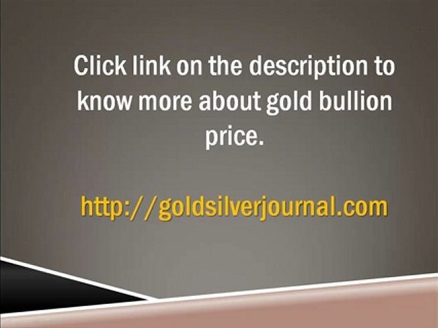 ⁣Gold Bullion Price