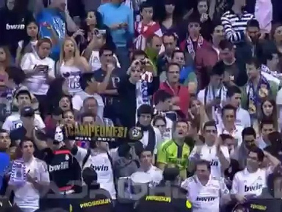 Athletic 0-3 Real Madrid! Real Madrid La Liga CHAMPIONS 20112012 !!! CELEBRATION !!!