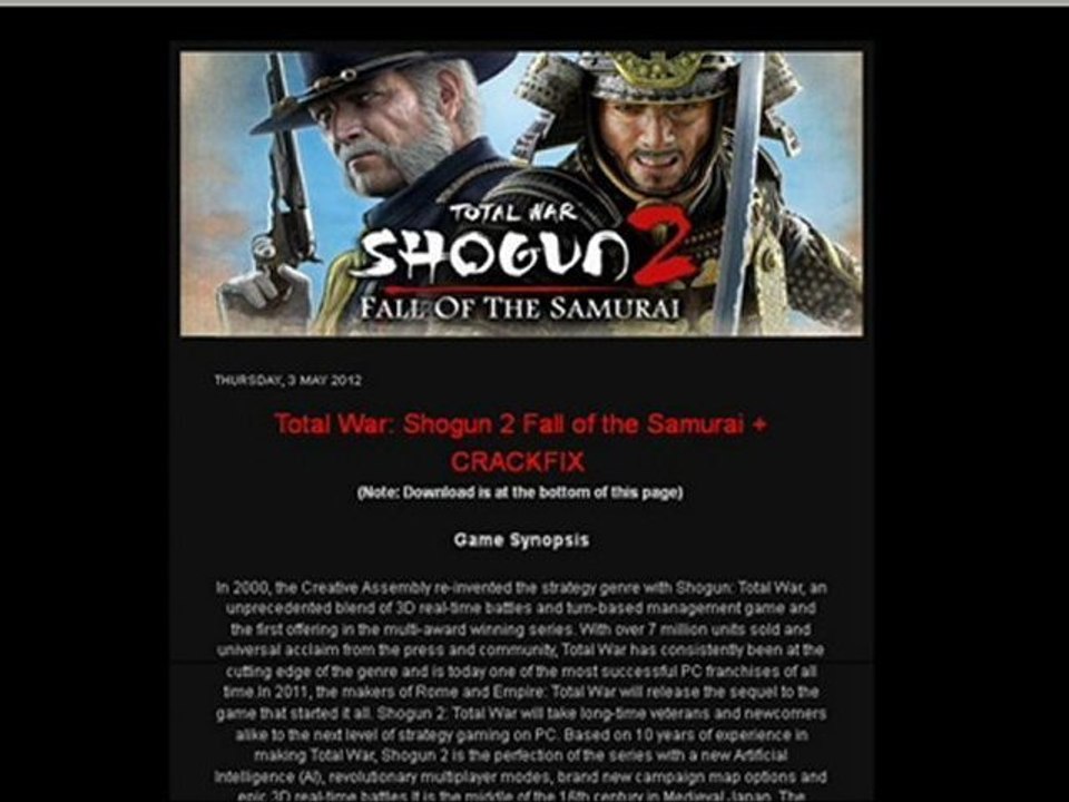Total War Shogun 2 Fall of the Samurai CRACK Download Free