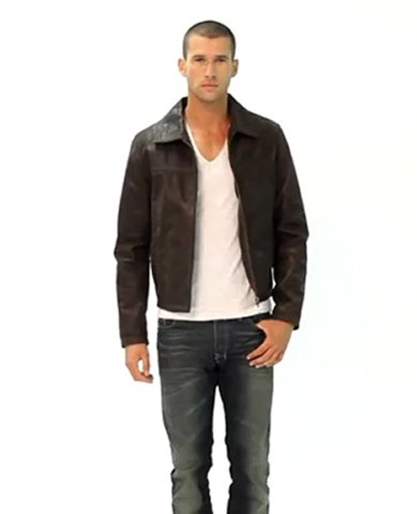 Blouson cuir Daytona new rider buffle marron