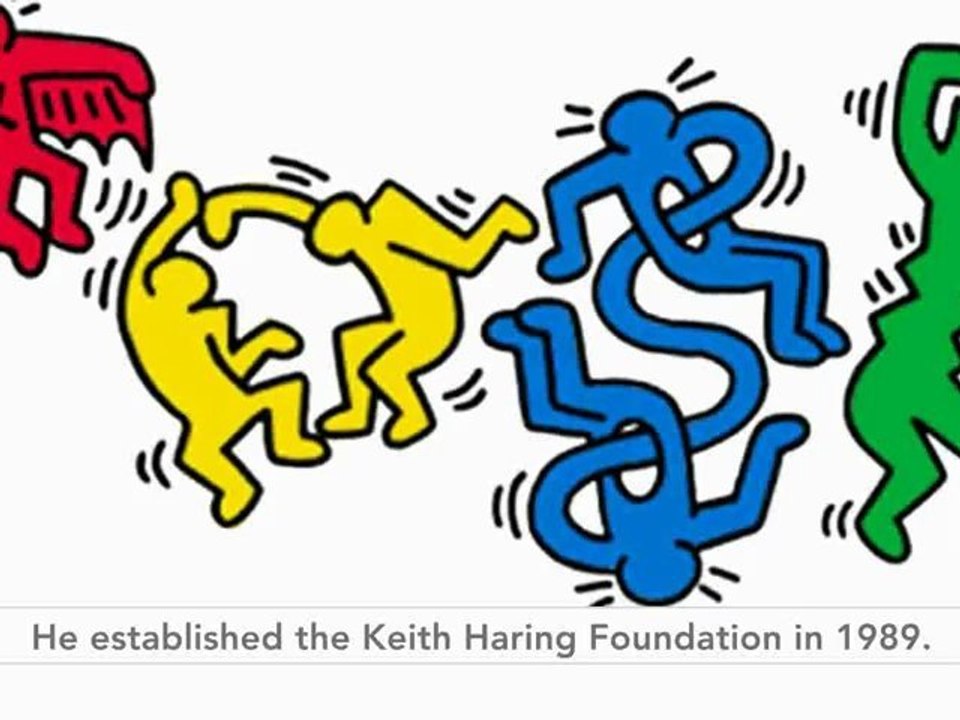 Google honors Keith Haring with nice doodle