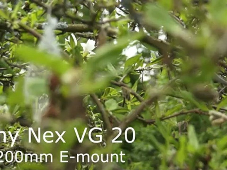 Sony Nex VG20 Footage