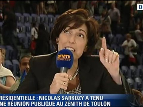 Sarkozy à Toulon : huées et jets de projectiles contre BFMTV