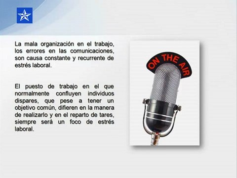 La producción de estrés laboral