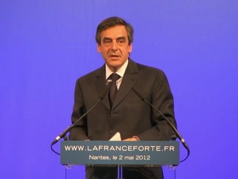 Les socialistes sont sectaires, Fillon à Nantes