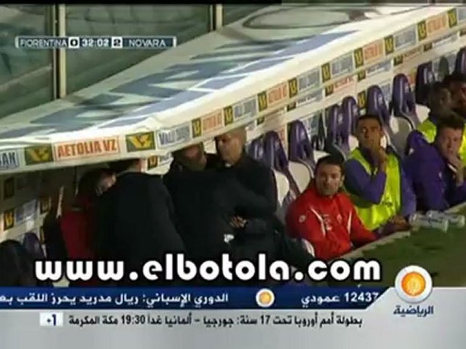 طرد مدرب فيورنتينا بعد اعتداءه على لاعبه