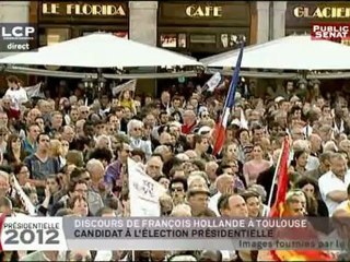 Dernier meeting de François Hollande à Toulouse