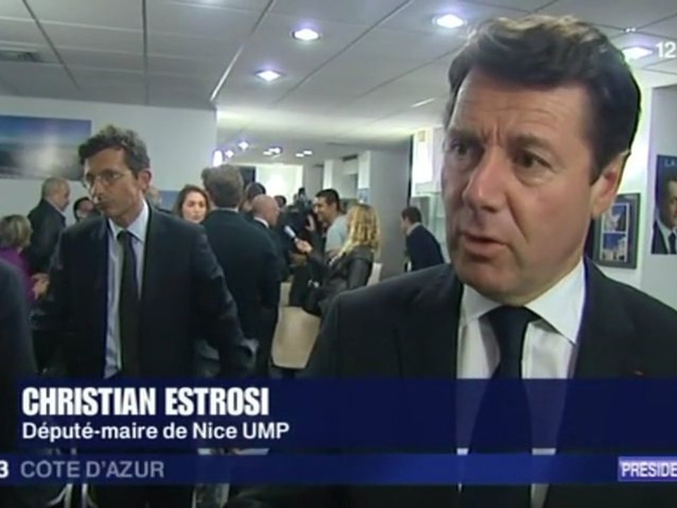 France 3 Ambiance studieuse à la permance de l'UMP à Nice où les militants s'étaient réunis pour suivre le débat entre leur candidat, Nicolas Sarkozy, et François Hollande