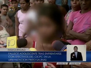 Fallece adolescente tras enfretamiento con Cicpc