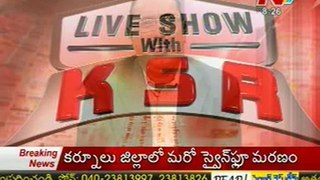 kLive Show with KSR-Telakapalli Ravi-Nannapaneni-Cong Umeswarao-TRS Raghunandan-04