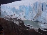 Video glacier Prito avec chute de glace