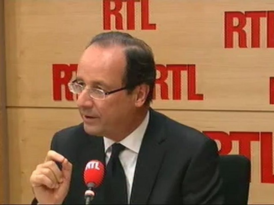 François Hollande, candidat PS, vendredi sur RTL : "Nicolas Sarkozy m'a sous-estimé"