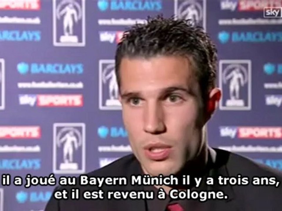 Van Persie déjà fan de Lukas Podolski