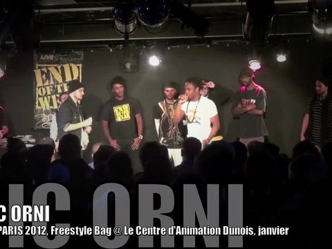 MIC ORNI, Freestyle Bag @ EOW Paris jan. 2012