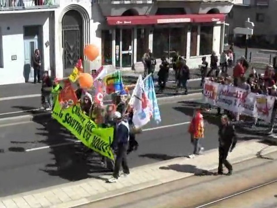 Défilé de la fête du travail 2012 à Clermont-Ferrand