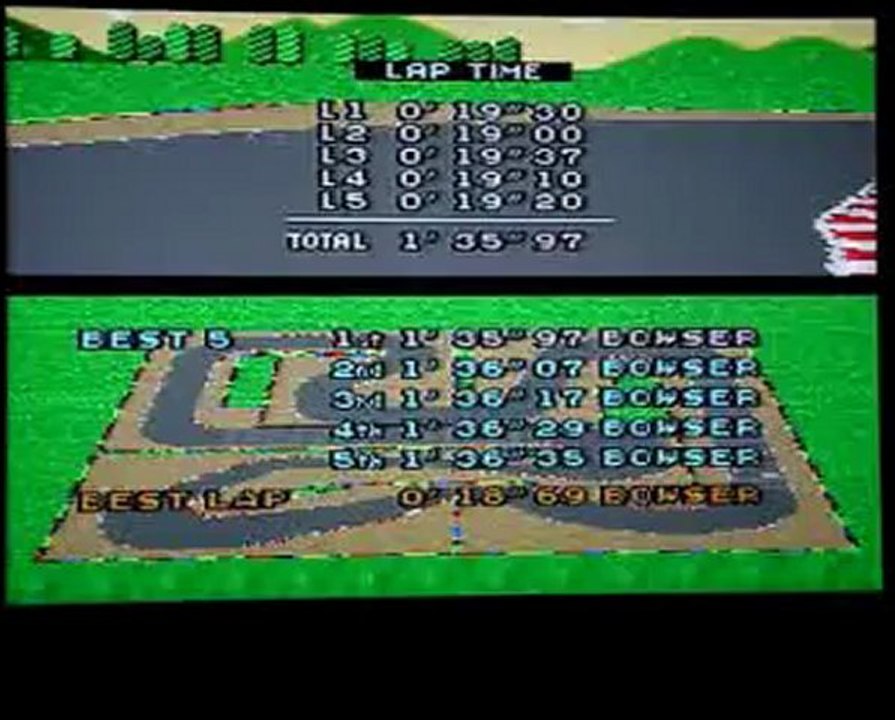 Mario circuit 4 1'35"97 NBT (Pal)