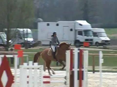UHESSA DU MURGER, épreuve 2 Jeunes Chevaux CC Label 4 ans à Chalamont - avril 2012